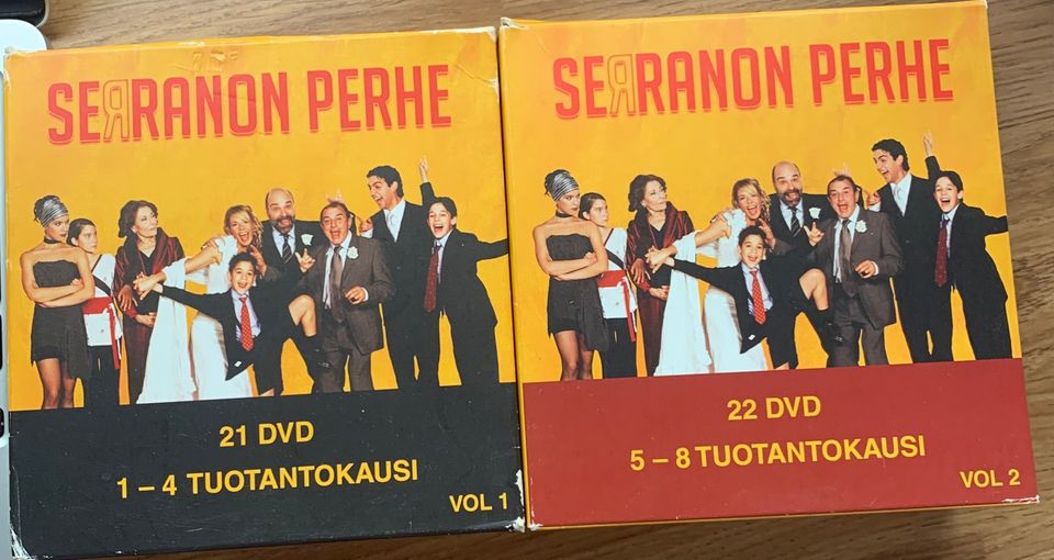 Serranon perhe DVD  (Kaikki tuotantokaudet)