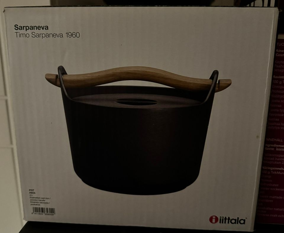 Uusi Iittala Sarpaneva pata 3L