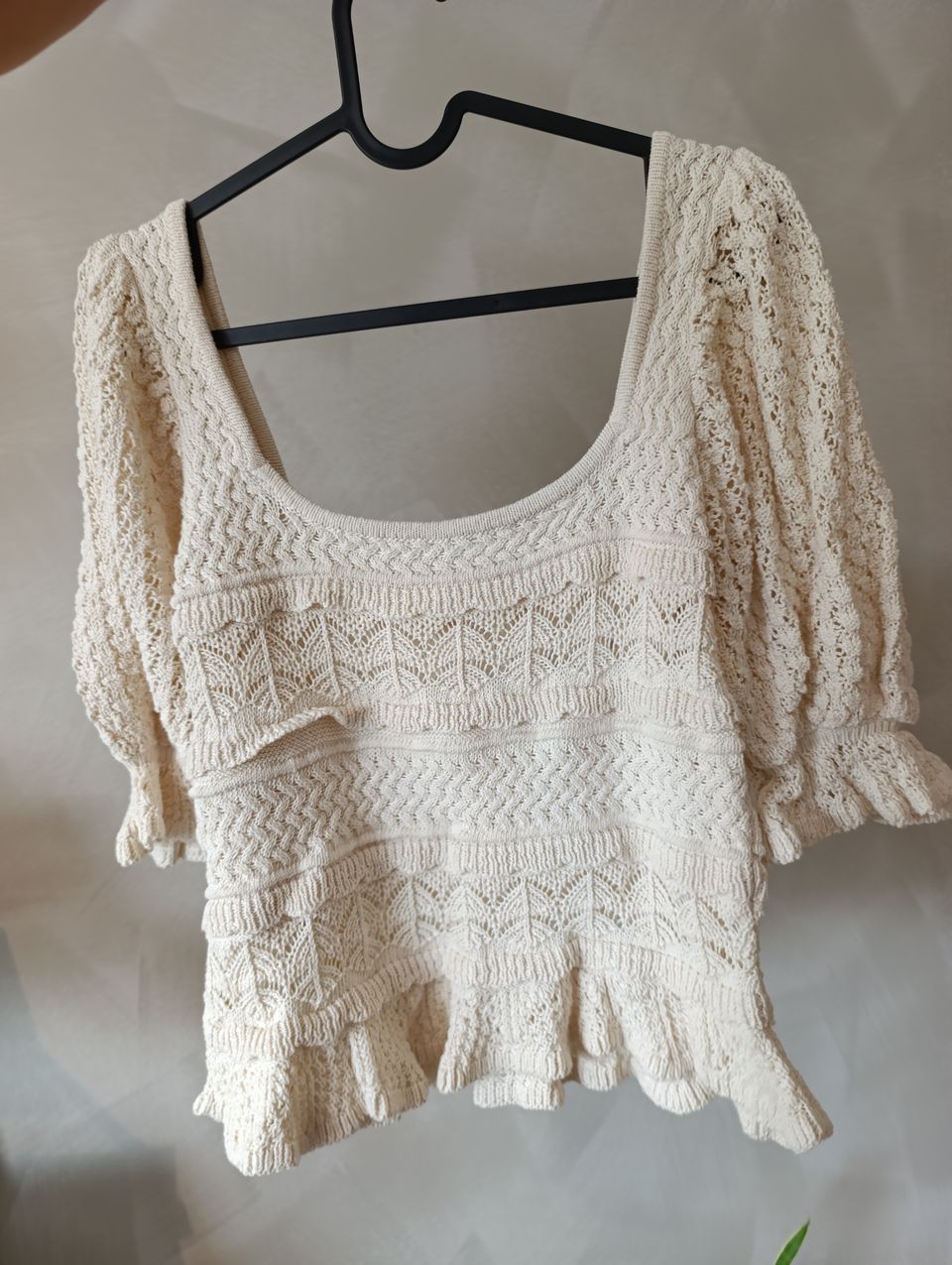 White sweater, Zara, S