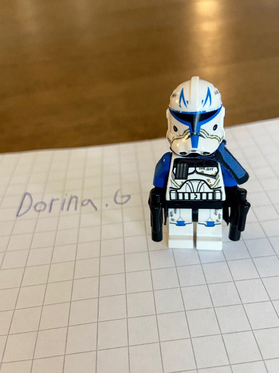 Lego star wars Captain Rex minifiguuri.