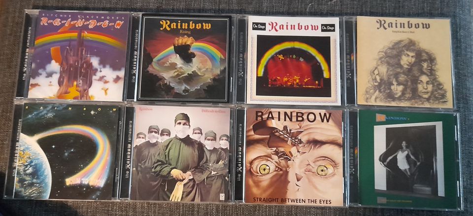 RAINBOW 8 cd setti hieno kunto