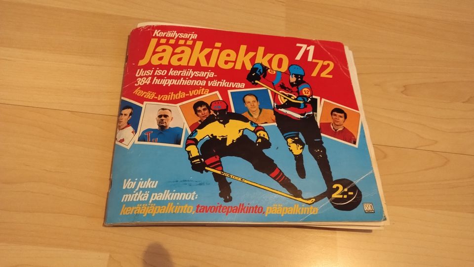 Keräilysarja jääkiekko 71/72