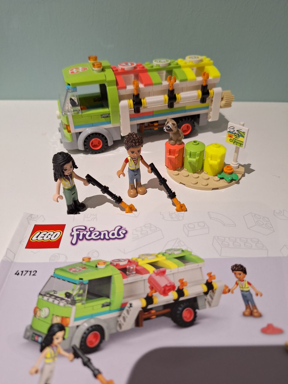 Friends lego Kierrätysauto