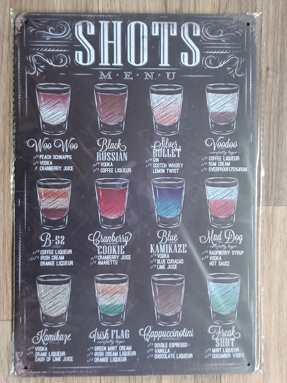 Peltikyltti shots