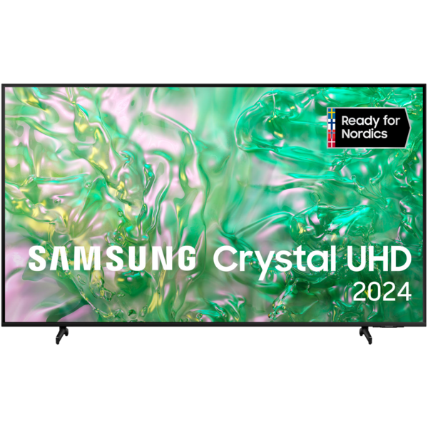 Samsung 43" 4K Crystal UHD Smart TV (2024), Musta