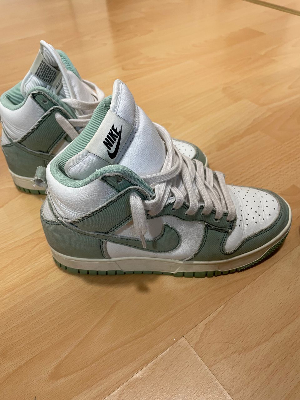 Nike Dunk High 1985 Enamel Green Denim