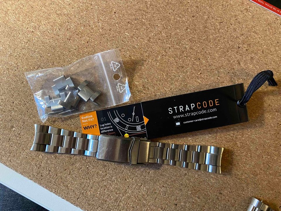 Strapcode steel bracelet for Tudor black bay 58