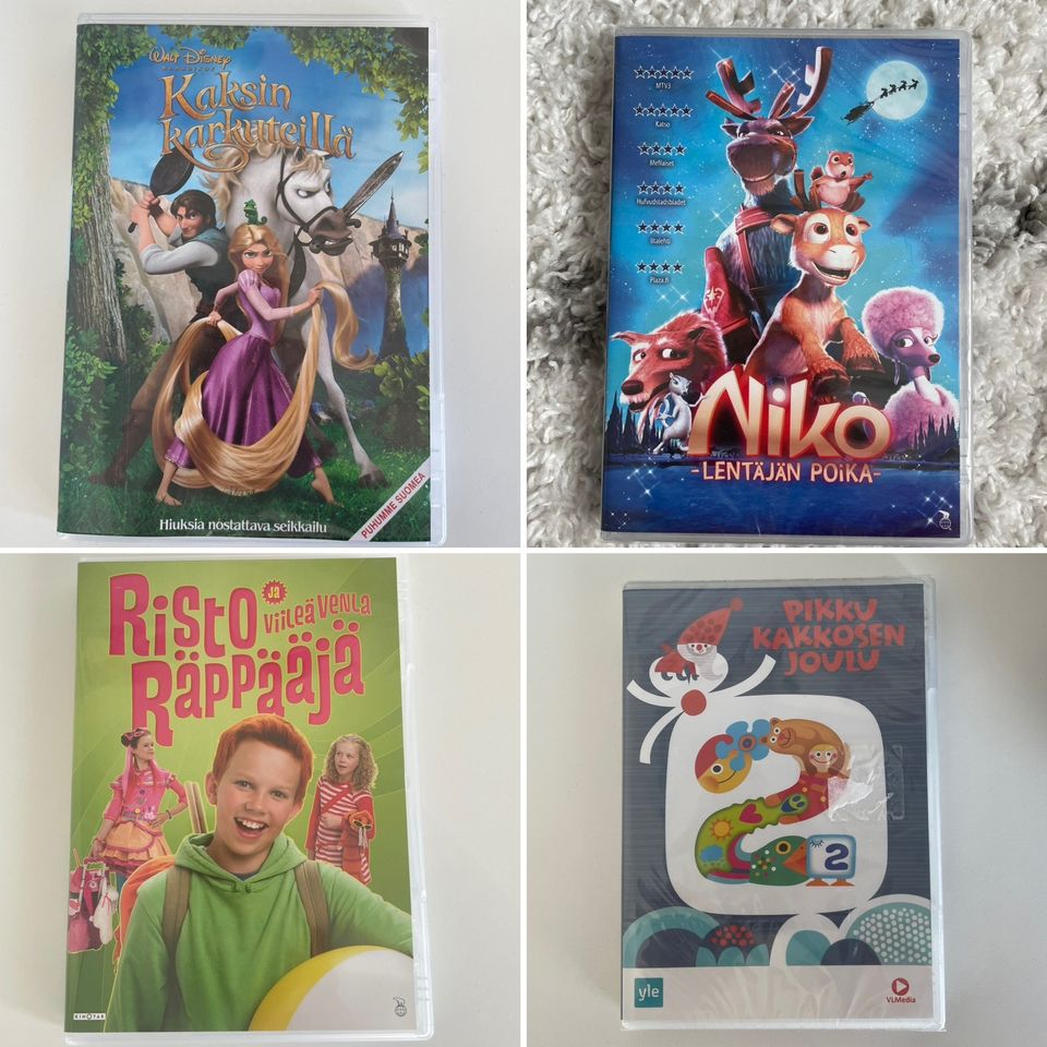 Lasten dvd-paketti