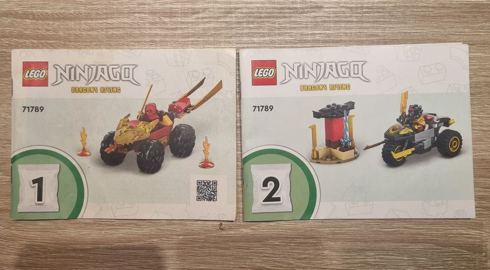 Lego Ninjago 71789 Kain ja Rasin auto -ja motskaritaistelu