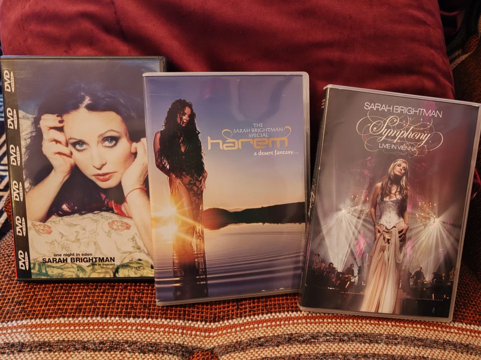 Sarah Brightman musiikki dvd:t 3kpl