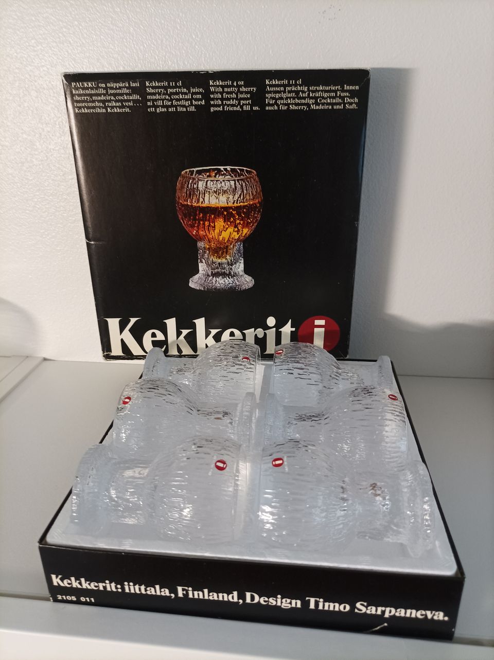 Iittala Kekkerit lasit