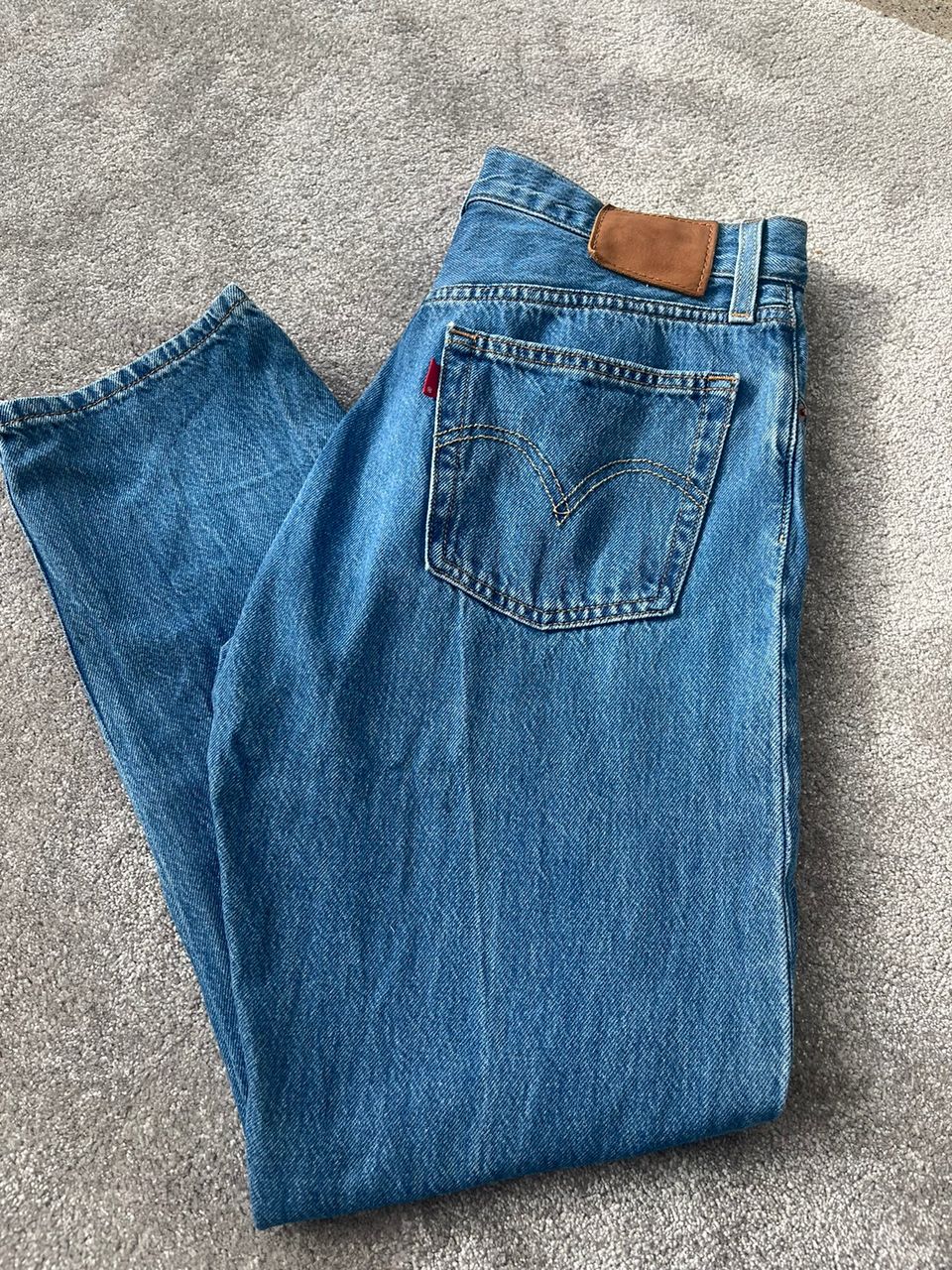 Levis 501 crop naisten farkut 27x26