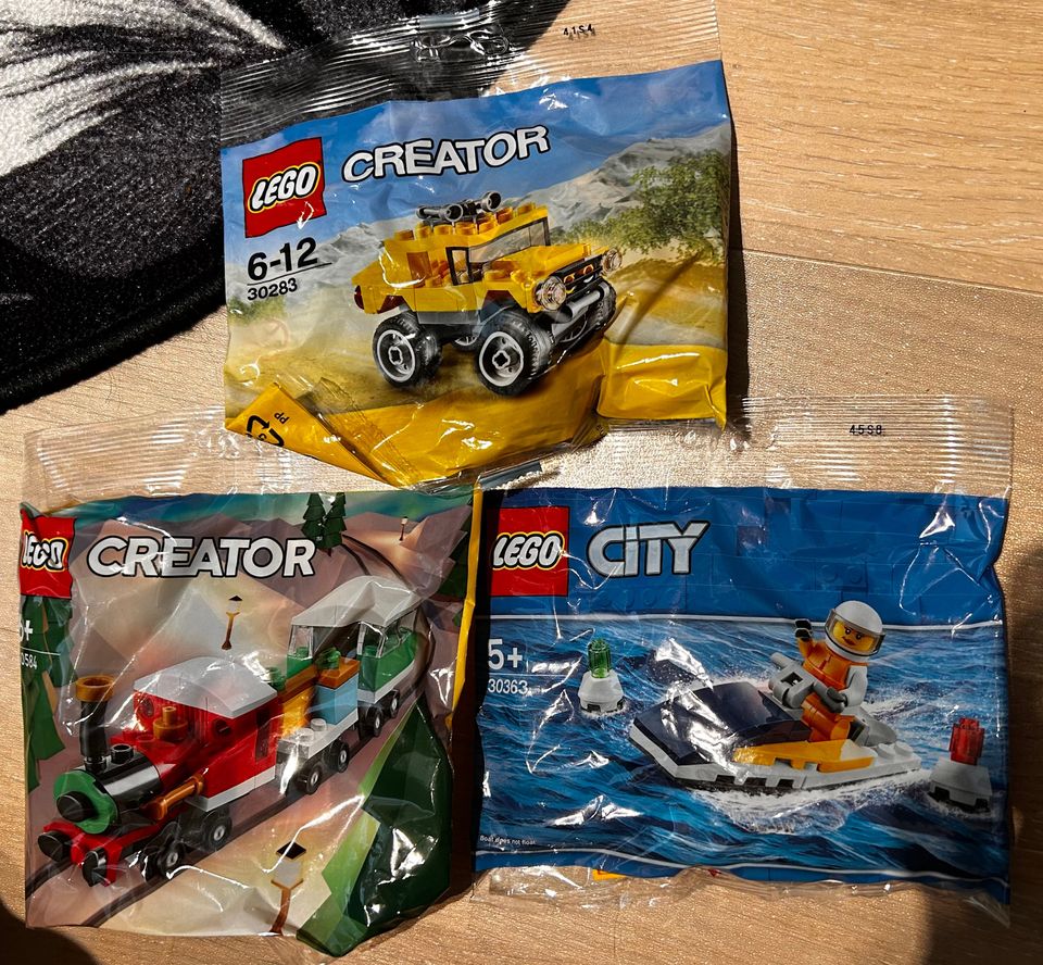 Lego Polybag x 3 (Creator ja City)