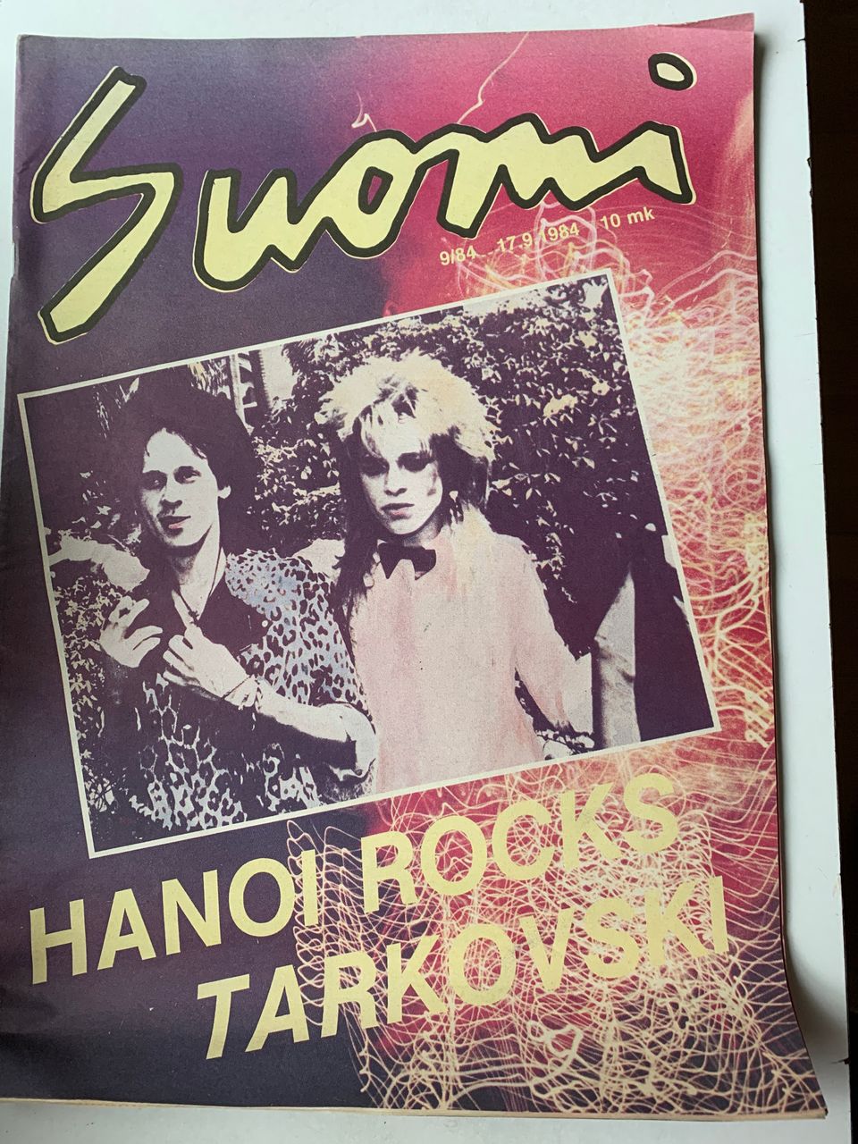 Suomi lehti 1984 Hanoi Rocks