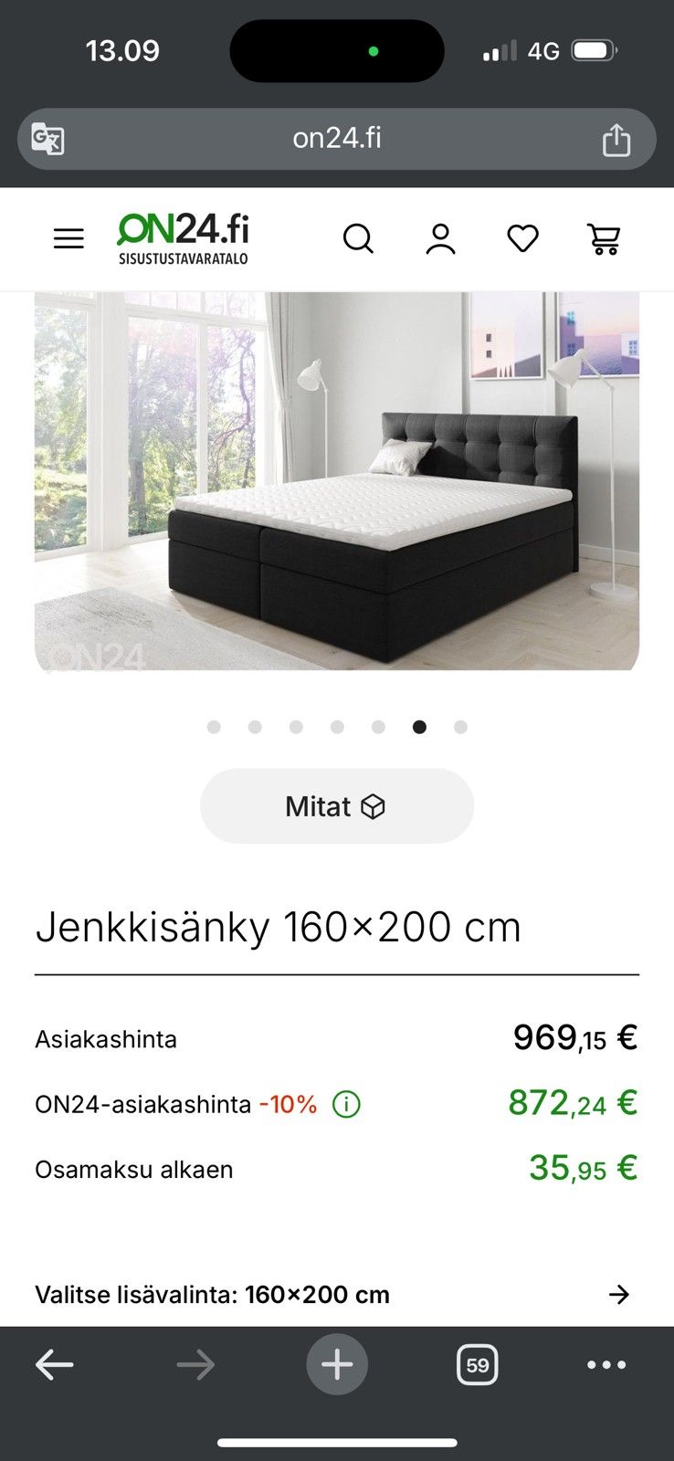 jenkkisänky