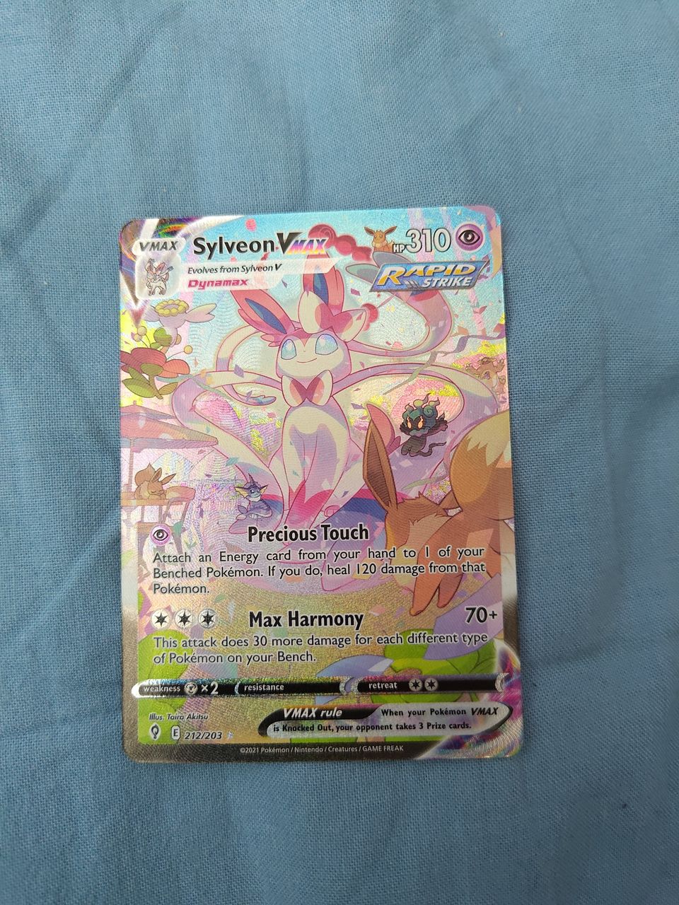 Myydään sylveon vmax alt art pokemonkortti