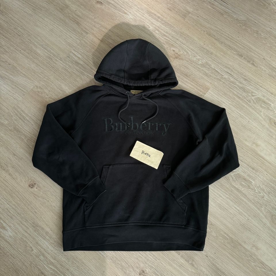 Burberry Embroidered Logo Hoodie