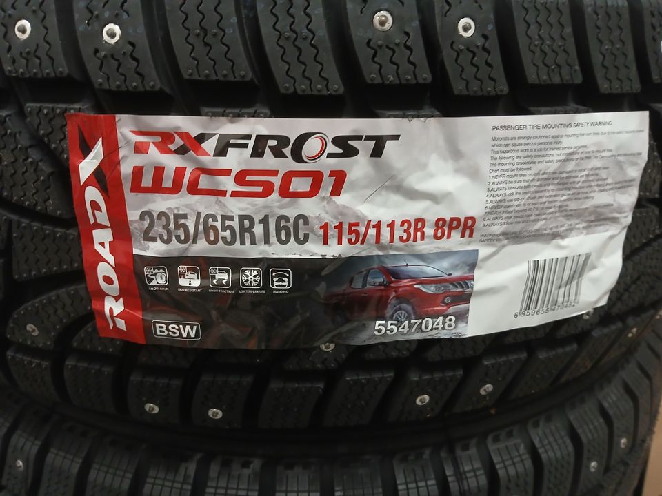 235/65R16C uudet nastarenkaat RoadX