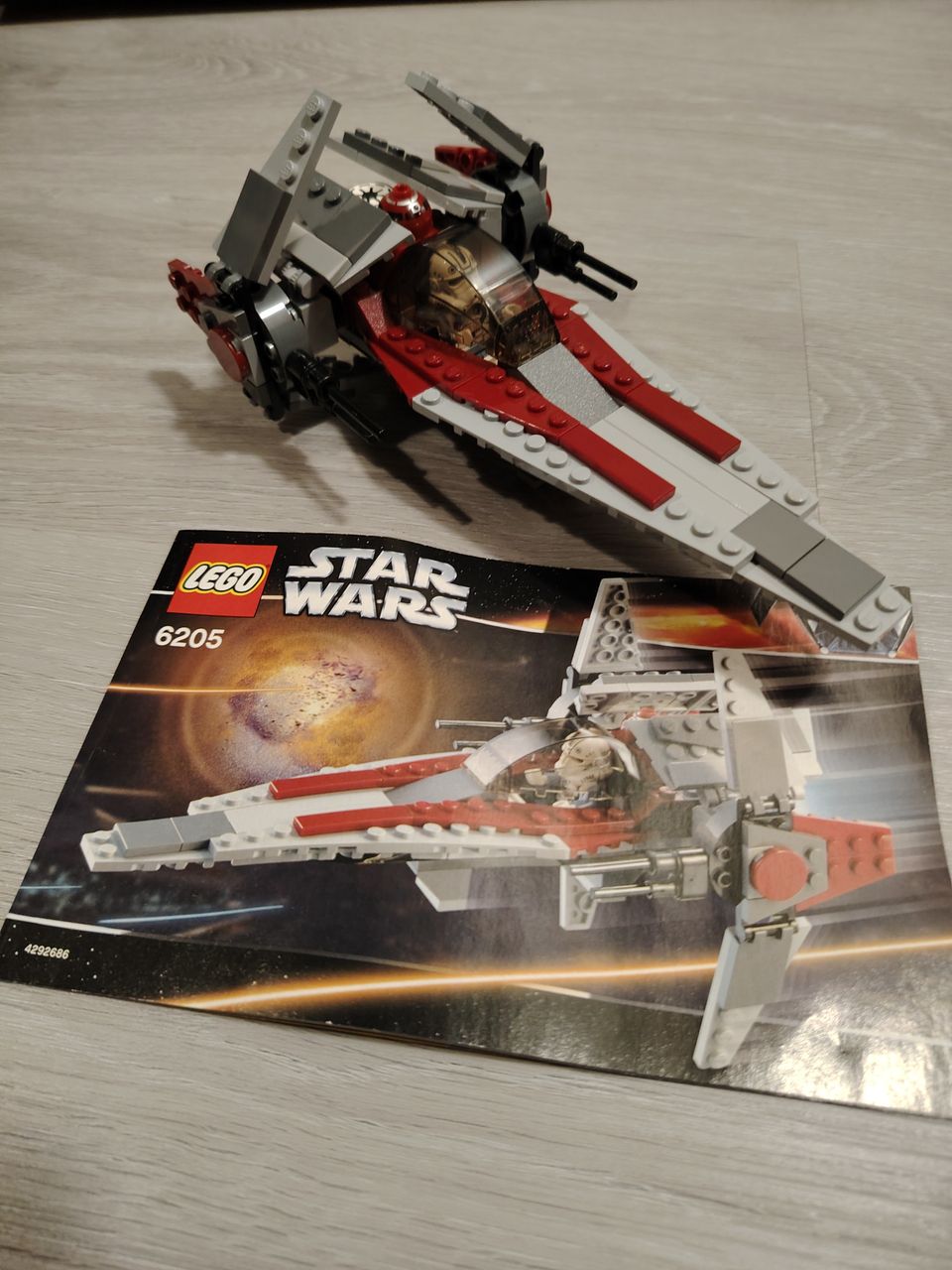 Lego 6205 V-wing Fighter Star Wars