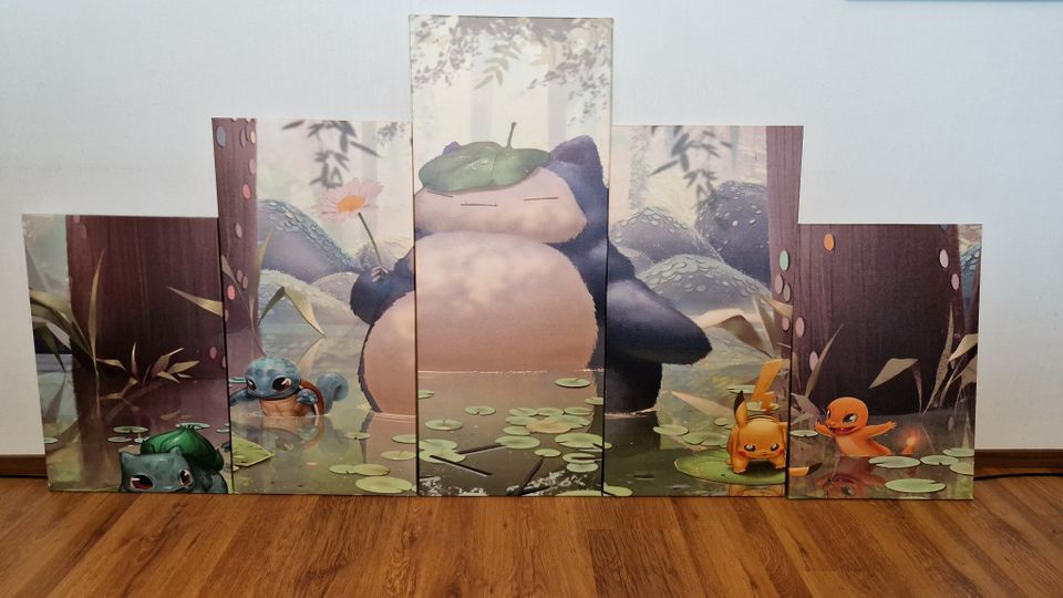 Canvas Pokemon taulu - 5 osaa