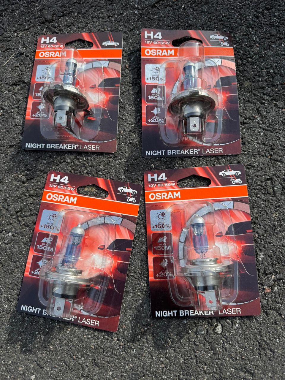 Osram H4 Night Braker 4 kpl