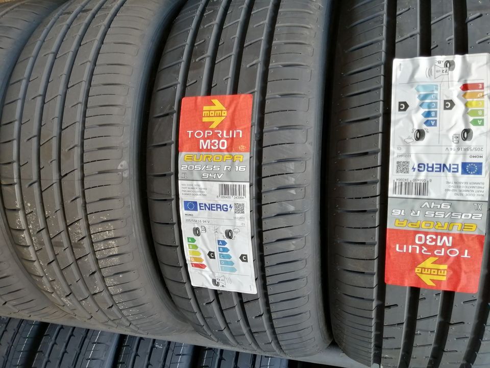 Uudet 205/55R16 Momo kesärenkaat Hankookilta,sis työt