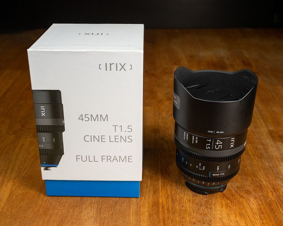 Irix Cine 45mm T1.5, Canon EF