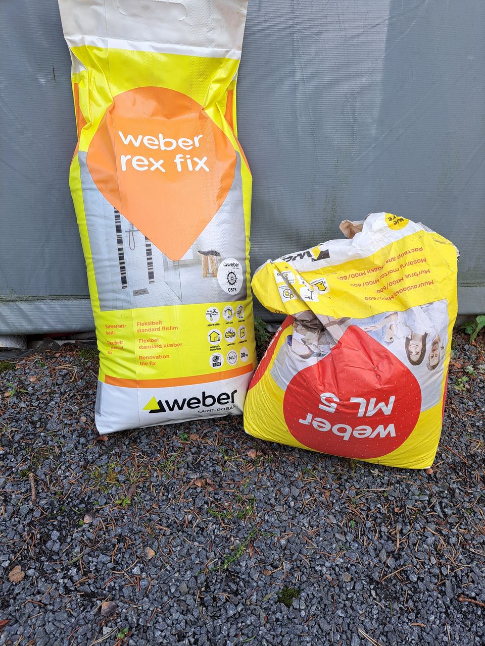 Saneeraus laasti weber rex fix 20kg