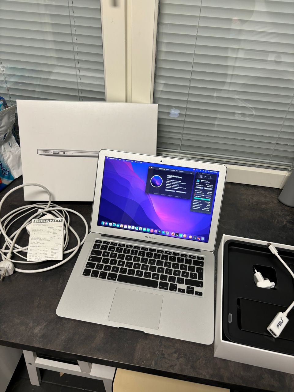 Macbook air 13,3" early 2015