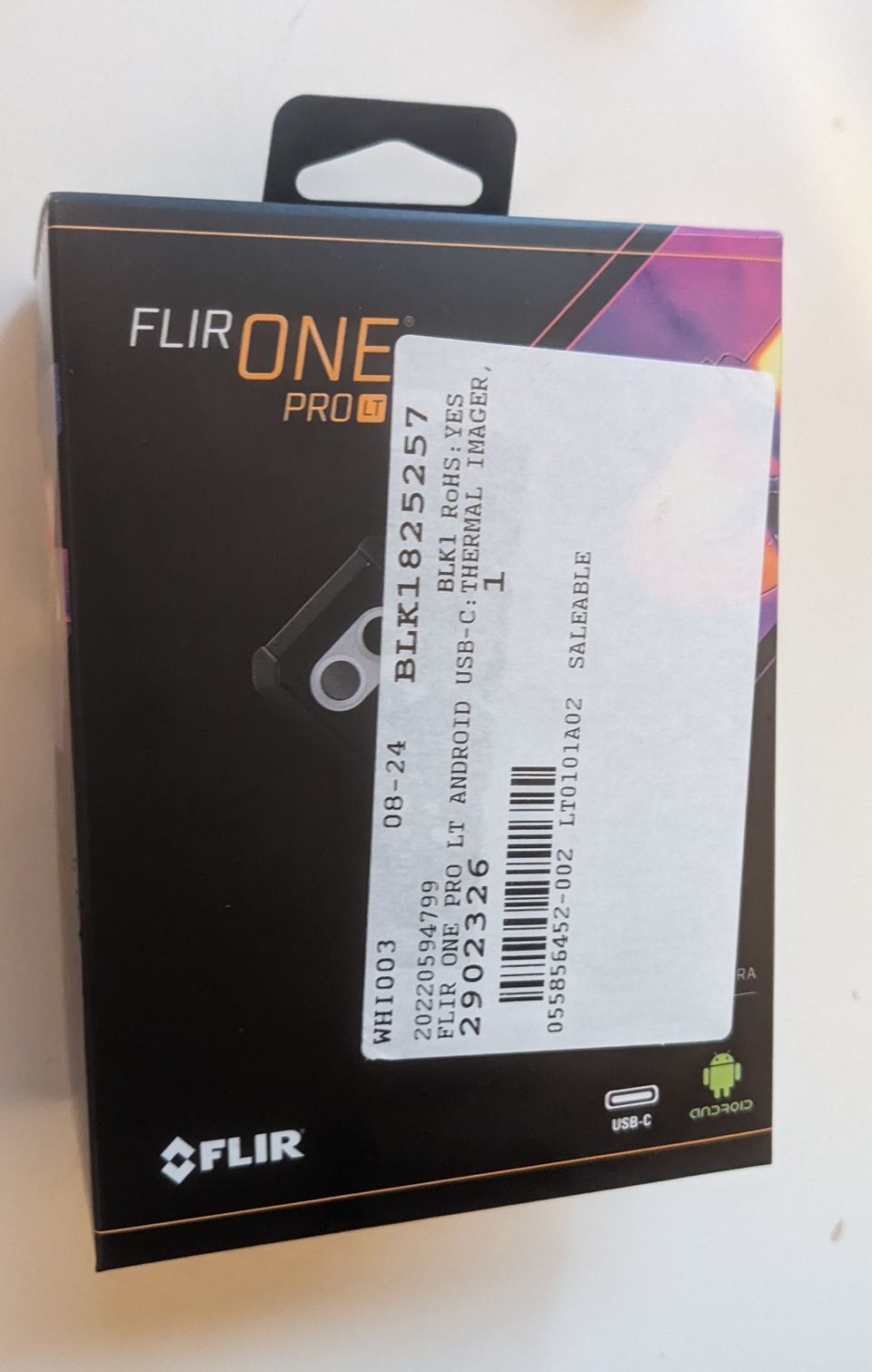 FLIR ONE Pro LT lämpökamera Android-puhelimeen (USB-C), UUSI!