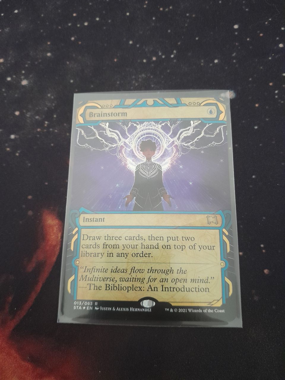 Brainstorm ( Foil ) magic the gathering ( mtg )