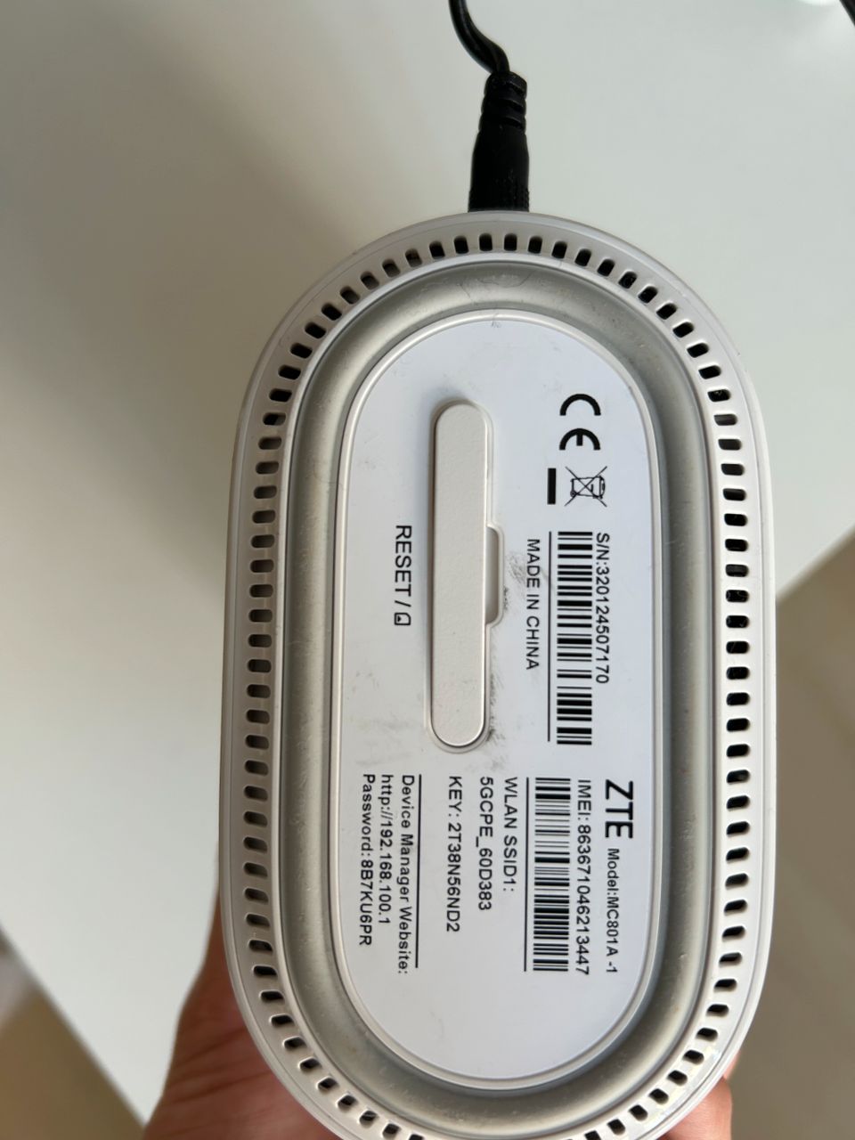 5G Reititin ZTE MC801A-1 | Tori