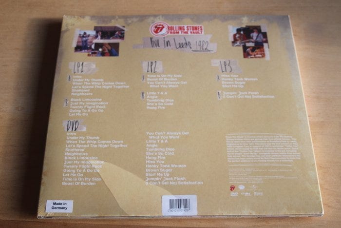 Rolling Stones - Live In Leeds 1982 3LP+DVD - 3 x LP-albumi