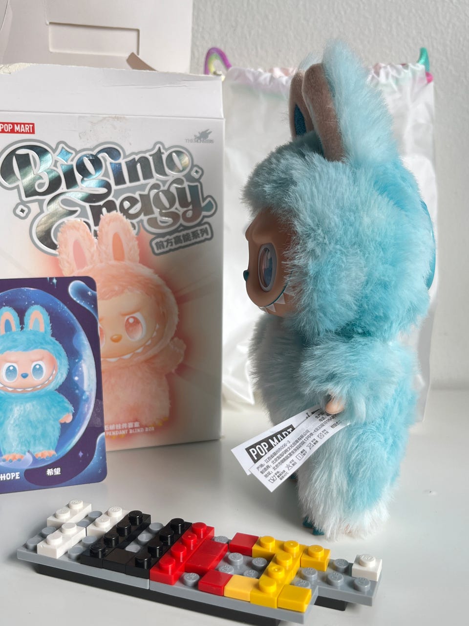 Labubu Big into energy Hope Keychain | Tori