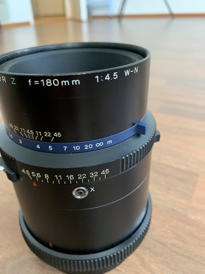 Mamiya 180mm f4.5 Sekor Z W-N | Tori