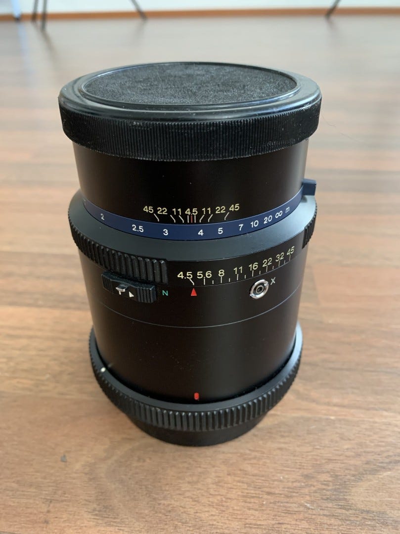 Mamiya 180mm f4.5 Sekor Z W-N | Tori