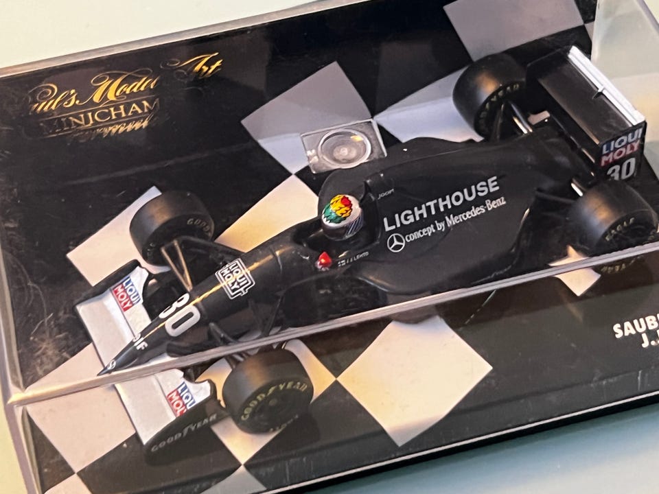 ミニチャンプス　GRAND PRIX SAUBER C12 J.J. Lehto Minichamps 1:18 J.J. Lehto Sauber Mercedes C12 formula one
