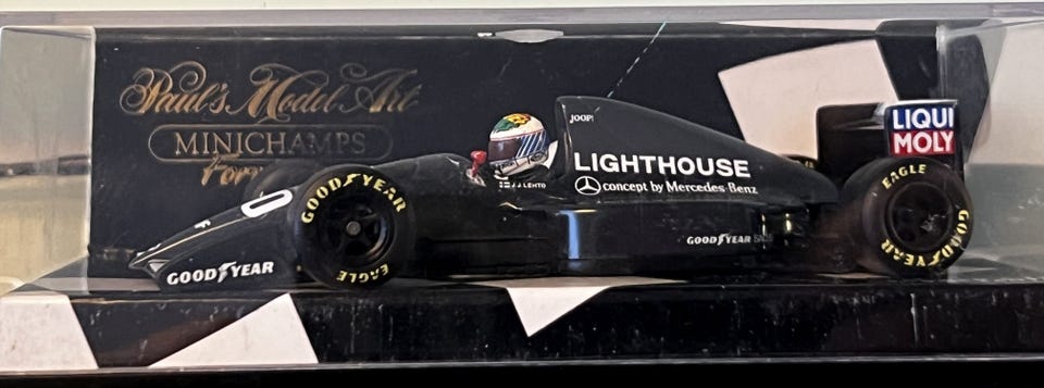 Formula 1 Sauber keräilyauto JJ Lehto Minichamps 1/43 | Tori