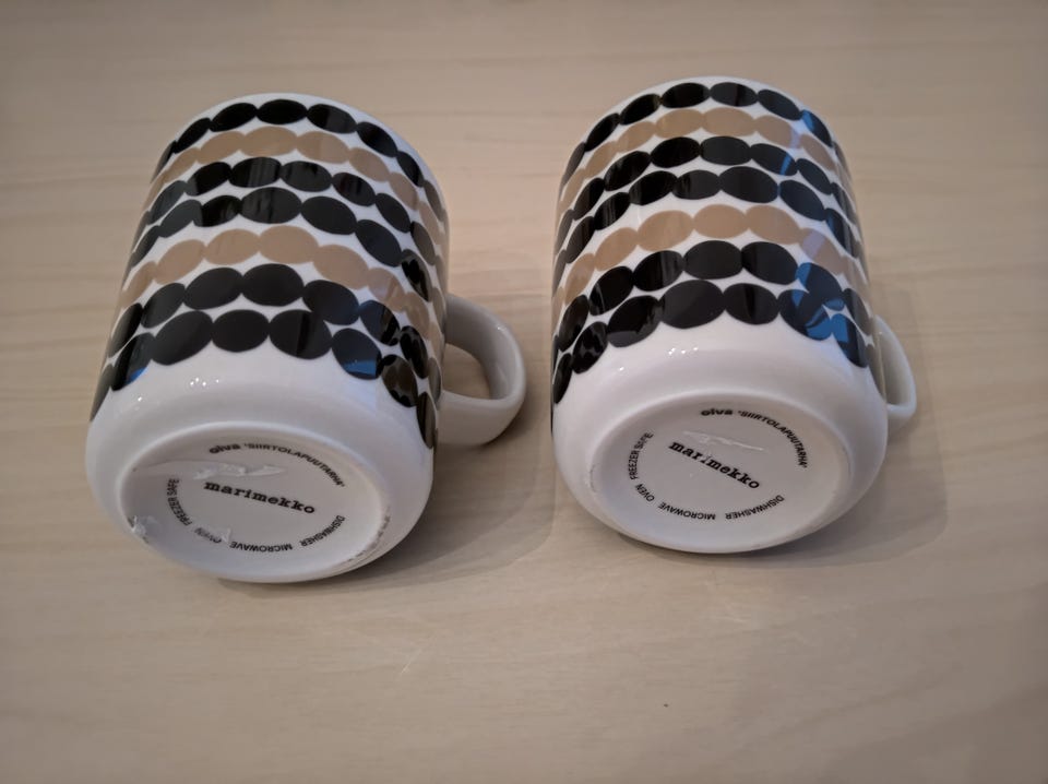 【 marimekko】Big KIVI ✖️2 Marimekko muki uudet x2 kpl | Tori