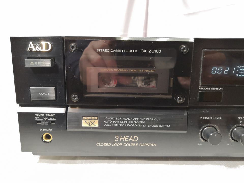 A&D GX-Z6100 (AKAI) 3-head kasettisoitin | Tori