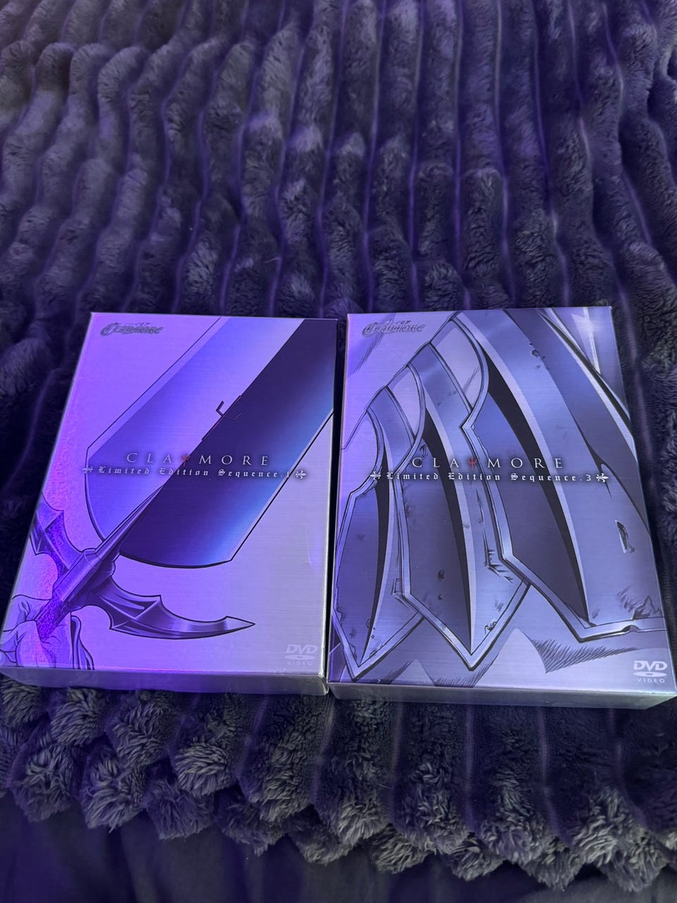Claymore limited edition sequence dvd box 1 & 3 | Tori