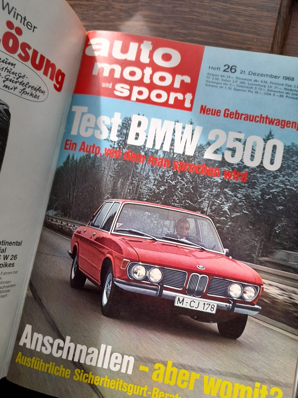 Auto Motor und Sport 1968 Kirja | Tori