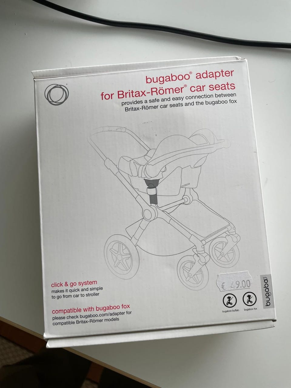 Bugaboo adapter for Britax-Römer Tori