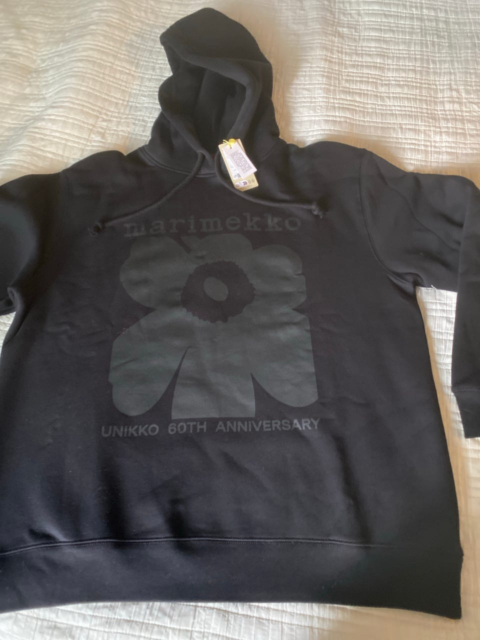 Marimekko Luuppi Unikko Placement huppari L, uusi | Tori