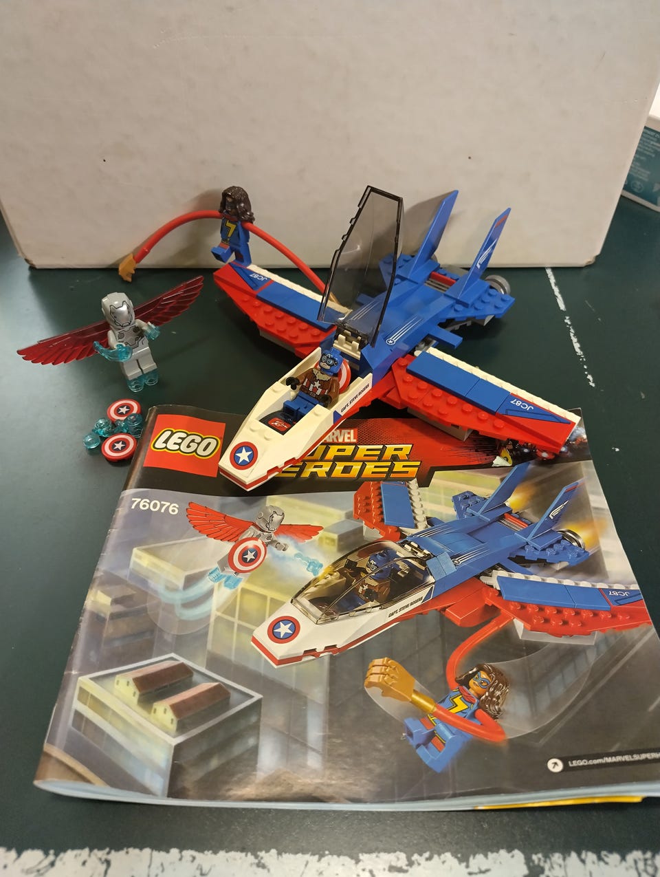 Pursuit 76076 Lego Marvel Captain America Jet Pursuit LEGO Marvel