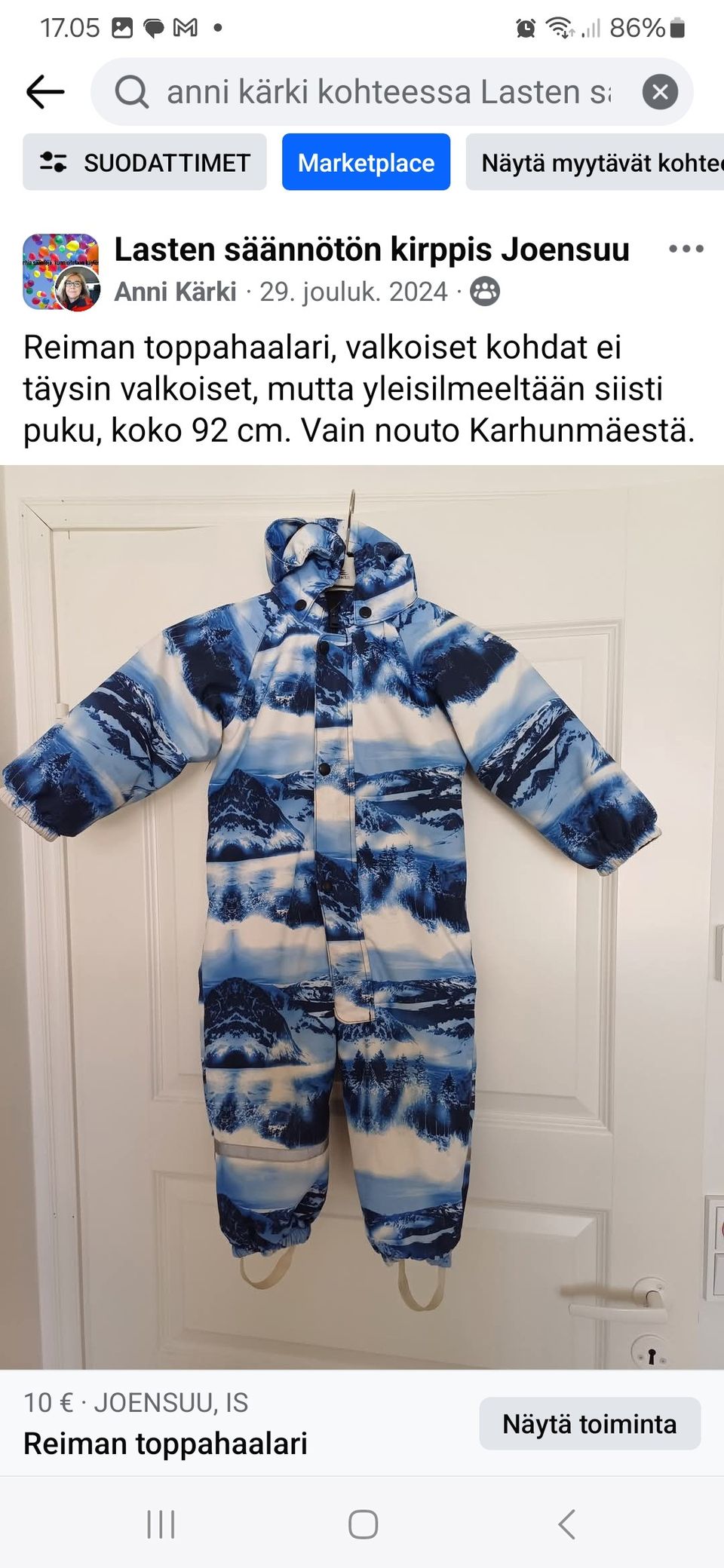 Ilmoituksen kuva