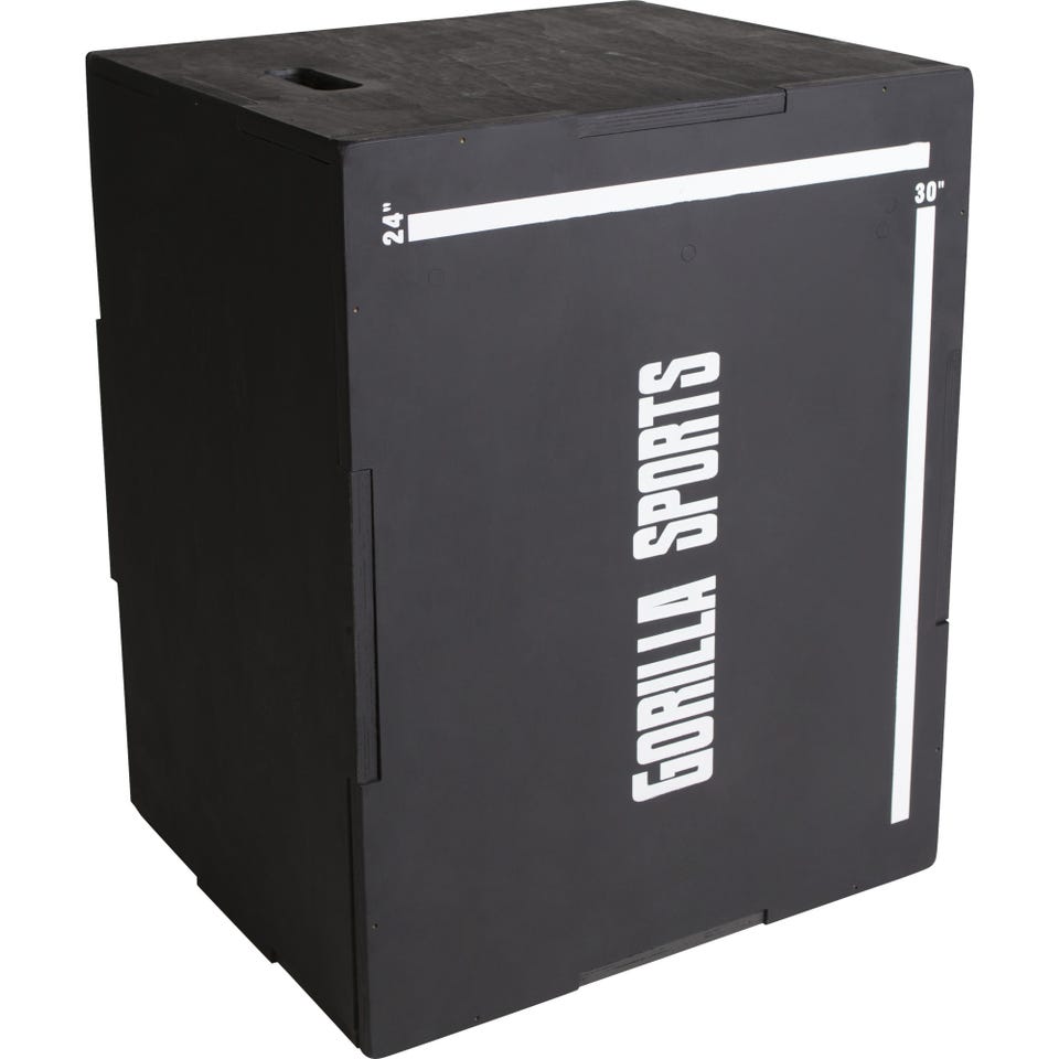 Gorilla Sports Plyobox / Hyppyboxi 76x51x60,5cm Max. 500kg