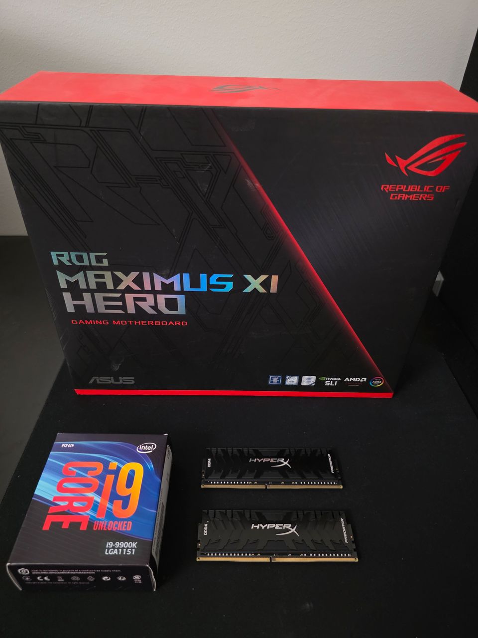 i9 9900k / Asus Rog Maximus XI HERO / 32GB DDR4 CL16 | Tori