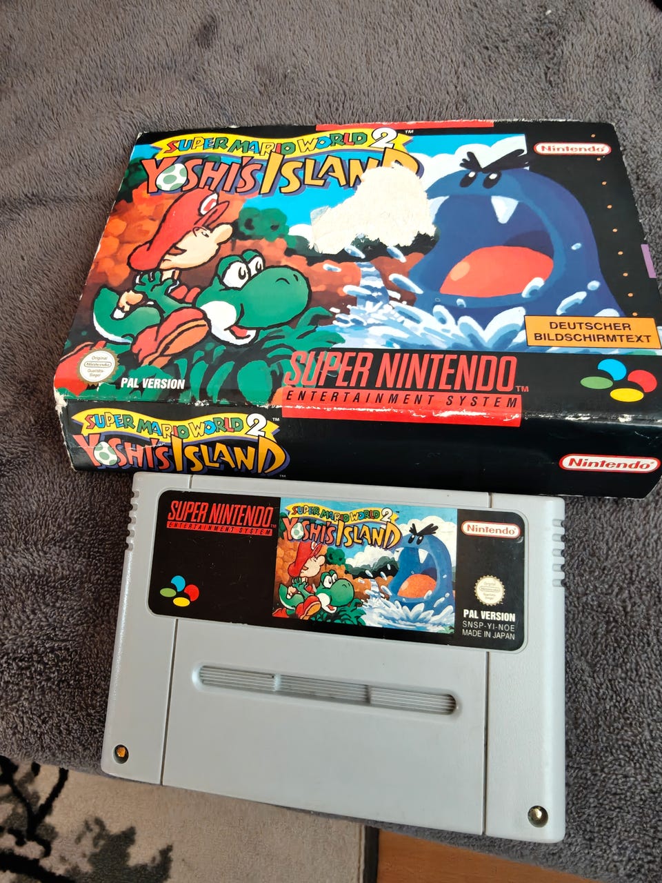 Super Mario World Yoshi's Island SNES PAL Tori
