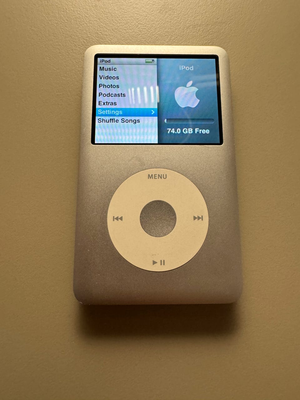 美品　iPod Classic 【A1238】80G iPod Classic 80GB ブラック A1238 Apple - メルカリ